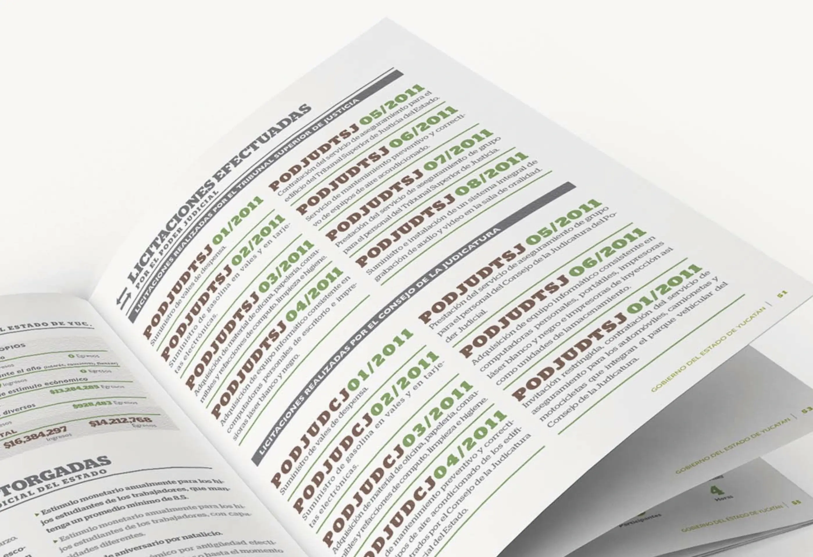 Statistical charts and data displays from the 2011 annual report
