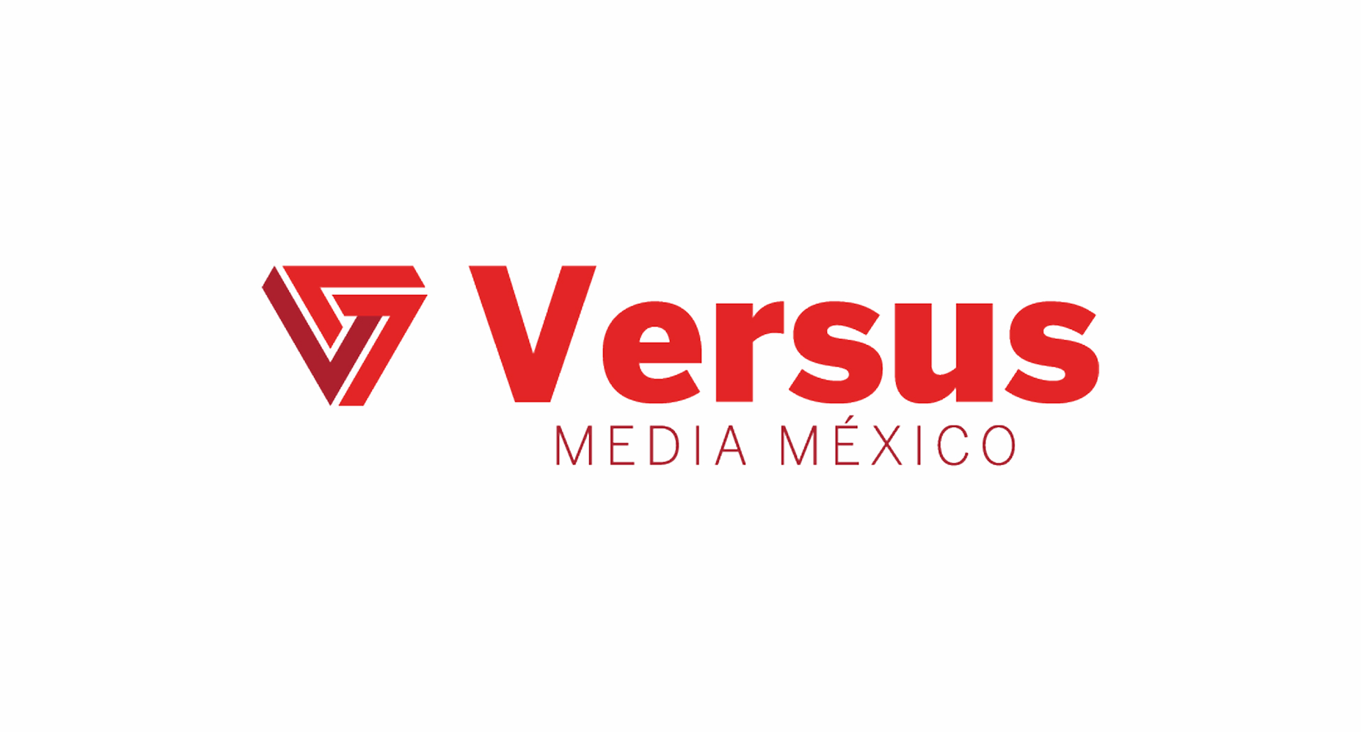Versus Media full logo with color palette and tagline
